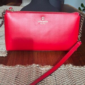Kate Spade red crossbody purse